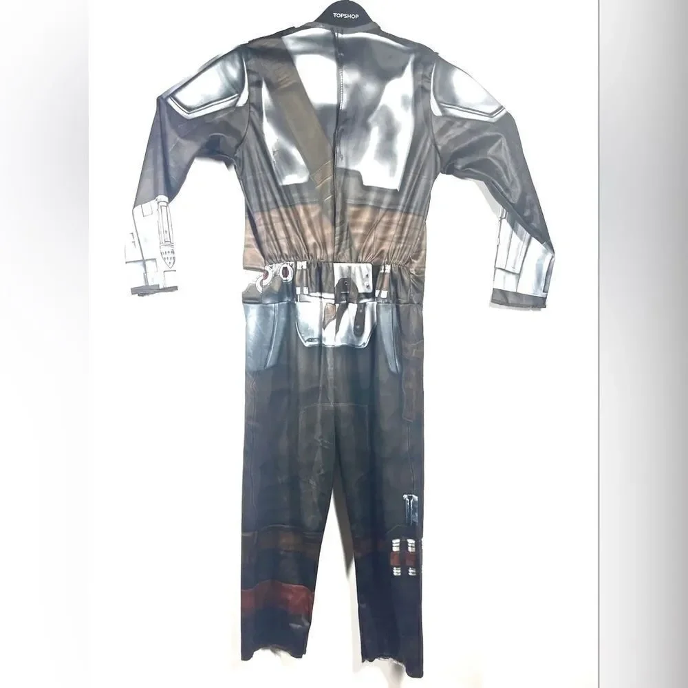 STAR WARS the Mandalorian Child One Piece Costume Pajamas Size Small 4-6 3-4 yrs